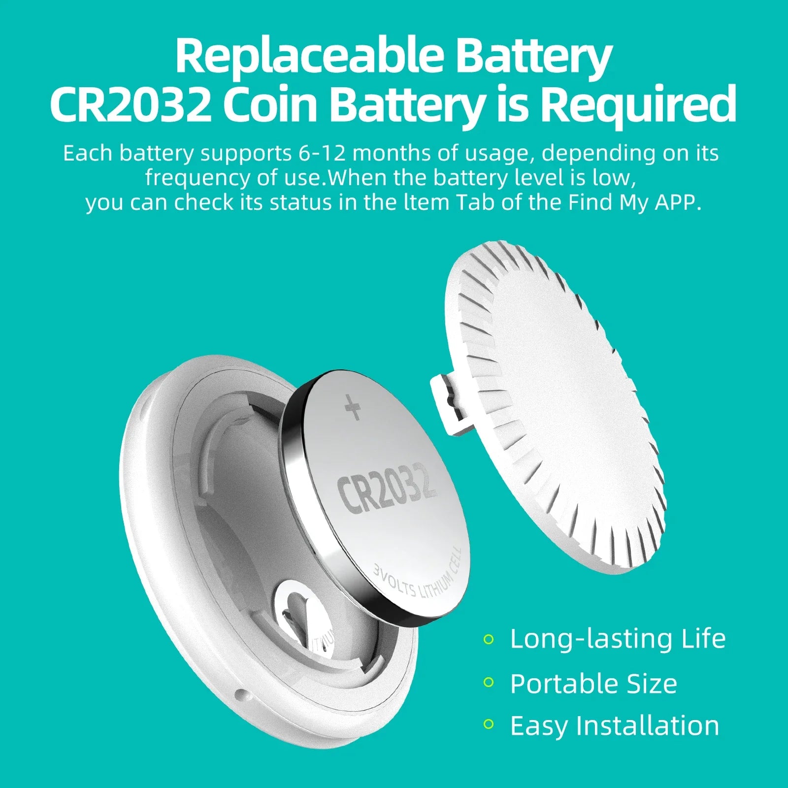 Mini GPS Tracker for Apple Ios System Find My APP Air Tag Child Finder Pet Bike Bag Loss Tracker Smart Bluetooth Airtag